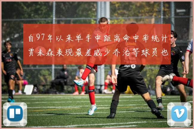 自97年以来单季中距离命中率统计贾米森表现最差威少乔治等球员也在榜上